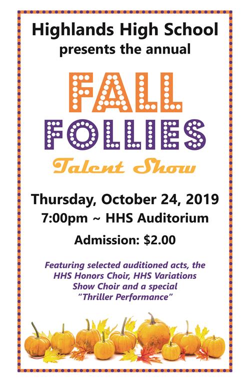 Fall Follies Poster 